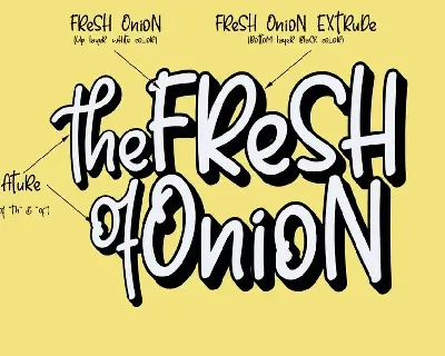 Fresh Onion font