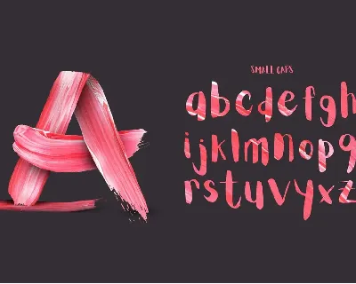 Aloja Extended Brush Font