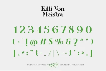 Killi Von Meistra font