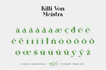 Killi Von Meistra font