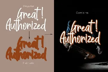 Great Authorized font
