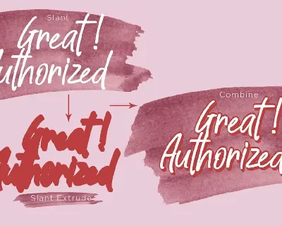 Great Authorized font