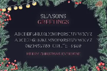 Seasons Greetings Font