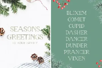 Seasons Greetings Font