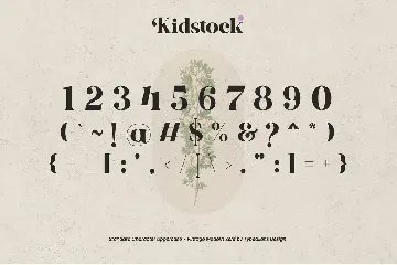 Kidstock font