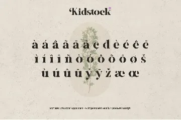 Kidstock font