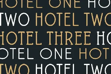 Hotel Modern Font Family