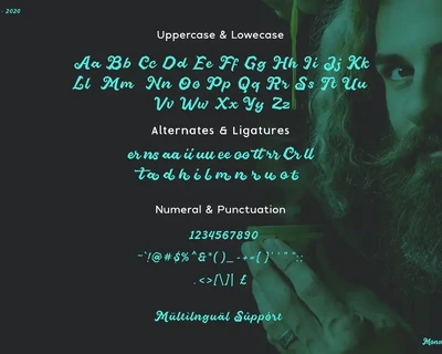 Monsteria Spooky Script font