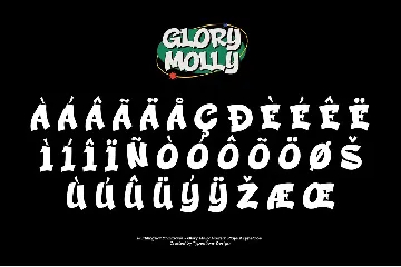 Glory Molly font