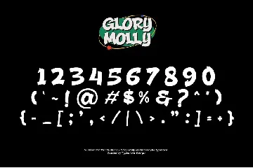 Glory Molly font