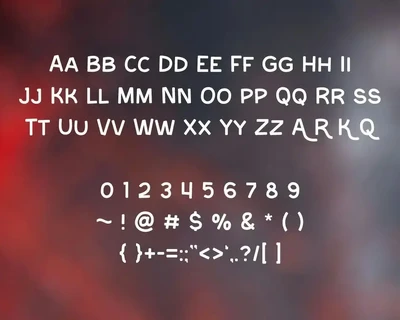 Hamburges - Handmade comical font