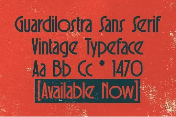 Guardilostra font