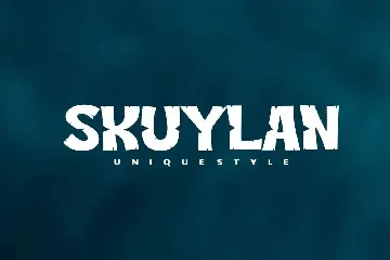 Skuylan - Decorative Font