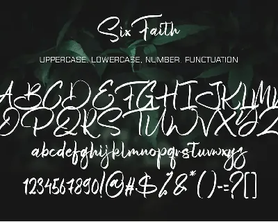 Sixfaith font