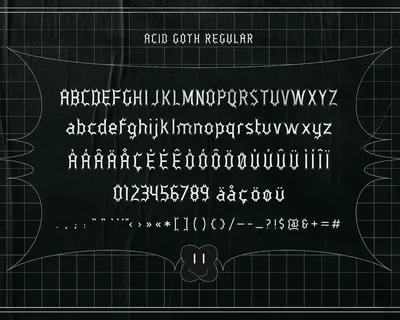 Acid Goth - Font Family