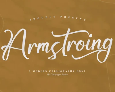 Armstroing Modern Calligraphy Font