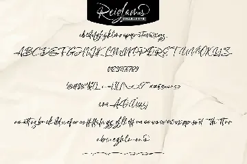 Reiglams Script Font