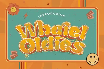 Whaiel Oldies - Vintage Retro Font