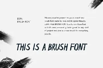 Espa Brush Font