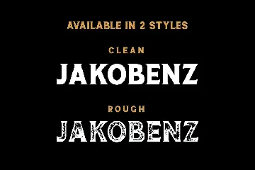 Jakobenz - Vintage Serif Font