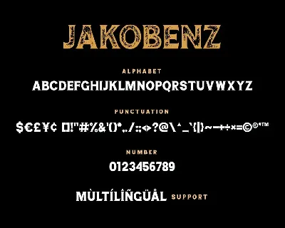 Jakobenz - Vintage Serif Font