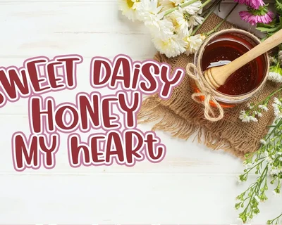 White Daisy font