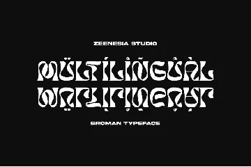 Broman font