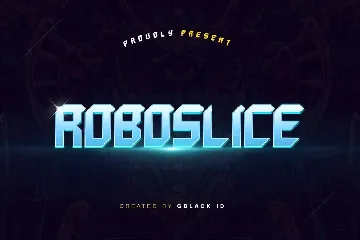 Roboslice font