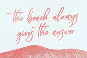 Beach Paradise Modern Handwritten Font