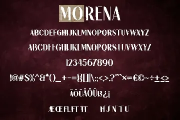 Morena Deco Font