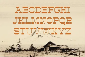 Canyon Slab - Wild West Typeface font