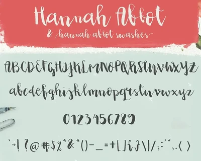 Hannah Abbot font