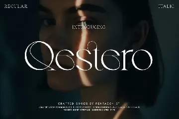 Qestero | Exotic Display Font