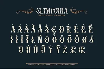 Climforia font