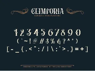Climforia font