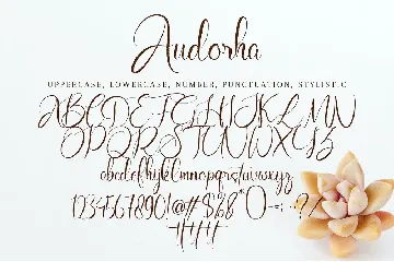 Audorha font