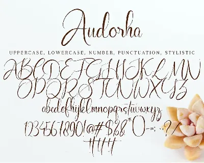 Audorha font