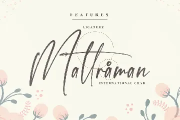 Amatha Story Modern Signature Font