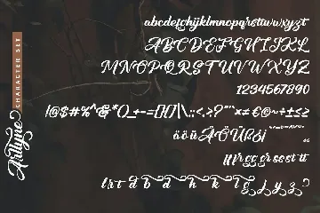 Arllyne Script Font