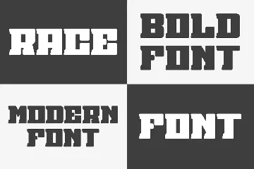 Bold Speedy font