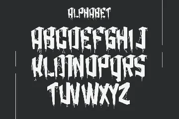 ACHERON FONT - Scary Gothic Typeface