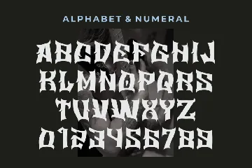 DARUMA FONT - Modern Gothic Font