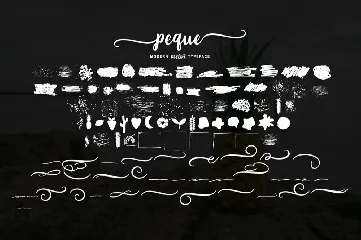 Peque Script font