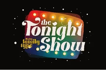 NT Tonight Show font