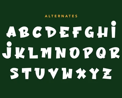 Campers - Comic Display Font