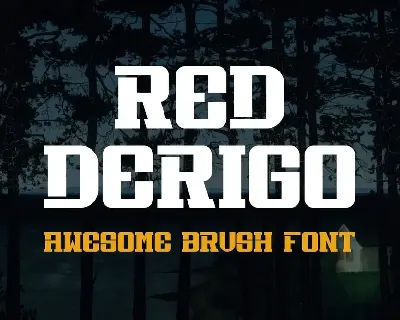 Red Derigo font