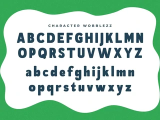 Wobblezz Playful Display Font