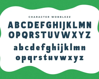 Wobblezz Playful Display Font