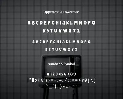 Bitmber font