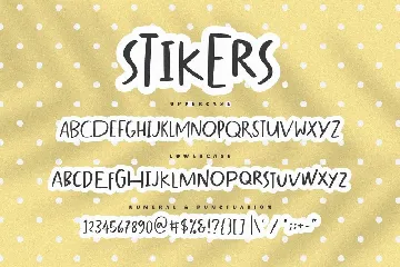 Stikers - The Doodles Font